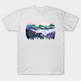 The hidden river by sunrise T-Shirt